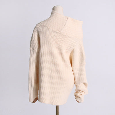 Sudadera Suelta Cuello Caído Manga Larga Casual - Image 44