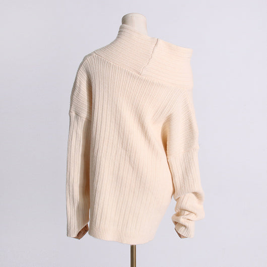 Sudadera Suelta Cuello Caído Manga Larga Casual - Image 44