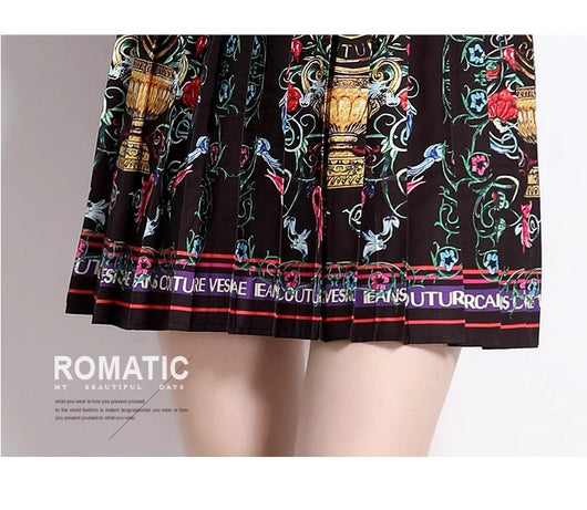 Conjunto Elegante Falda Estampada con Blusa Casual - Image 14