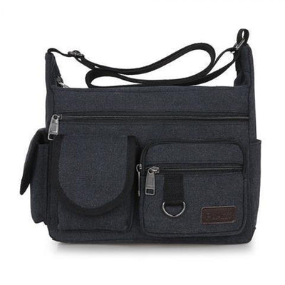 Bolsa Mensajero de Lona para Hombre - Estilo Retro Coreano - Image 11