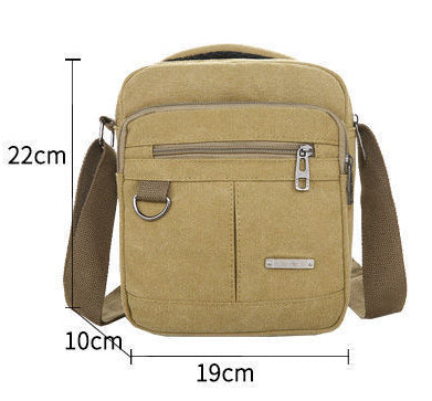 Bolsa Mensajero de Lona para Hombre - Estilo Retro Coreano - Image 19