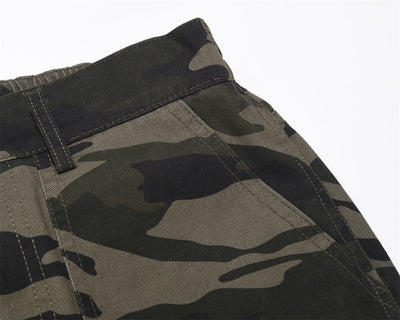 Pantalones Cargo Tácticos Camuflaje Multi-bolsillos para Hombre - Image 19