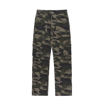 Pantalones Cargo Tácticos Camuflaje Multi-bolsillos para Hombre - Image 27