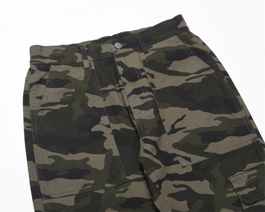 Pantalones Cargo Tácticos Camuflaje Multi-bolsillos para Hombre - Image 28