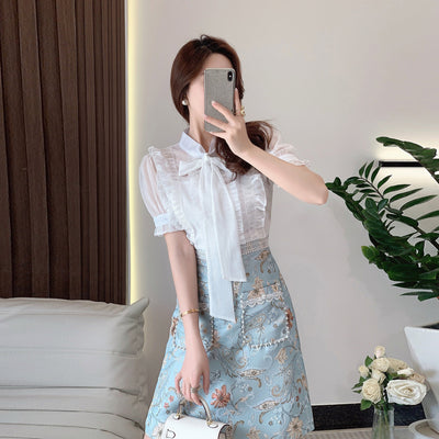 Vestido Camisero con Efecto Dos Piezas y Cintura Ajustada - Image 10