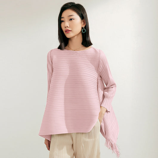 Blusa Plisada Suelta Efecto Adelgazante - Image 14