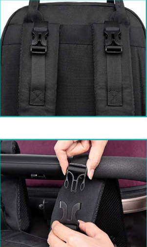Mochila Maternal de Gran Capacidad con Doble Compartimento - Image 12