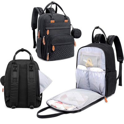 Mochila Maternal de Gran Capacidad con Doble Compartimento - Image 14