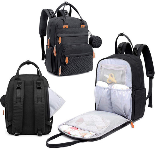 Mochila Maternal de Gran Capacidad con Doble Compartimento - Image 14