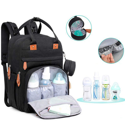 Mochila Maternal de Gran Capacidad con Doble Compartimento - Image 19