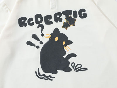 Camiseta Estampada con Diseño Gato para Hombre y Mujer - Image 16