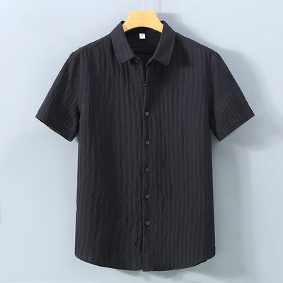Camisa Protección Solar Hombre Algodón Transpirable Suelta - Image 15