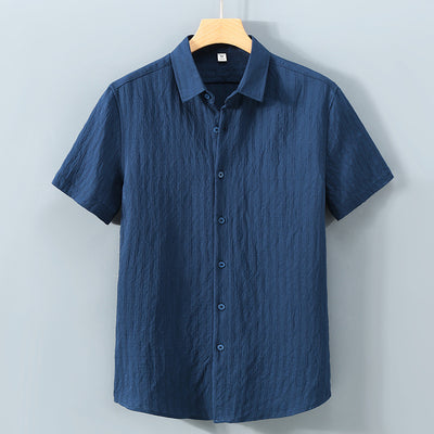 Camisa Protección Solar Hombre Algodón Transpirable Suelta - Image 18
