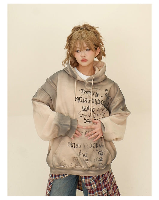 Sudadera Falsa Dos Piezas con Capucha para Mujer - Corte Holgado - Image 49
