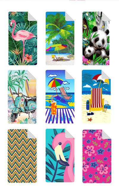 Toalla de Playa Estampada - Diseño Vacaciones Junto al Mar - Image 74