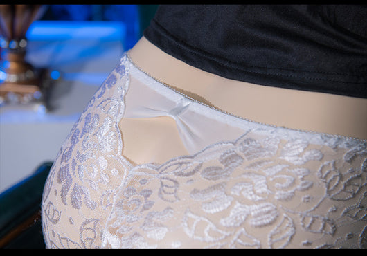 Calzón Sensual de Encaje con Diseño Hueco y Moño - Corpiño Fisiológico - Image 35