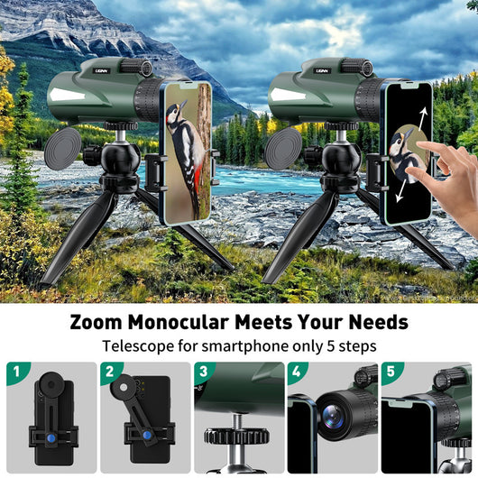 Telescopio Zoom HD para Fotografía Móvil - Lente Verde de Alto Rendimiento - Image 10
