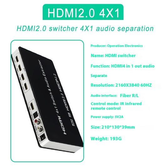 Mezclador de Audio 4 Entradas y 1 Salida - Image 18