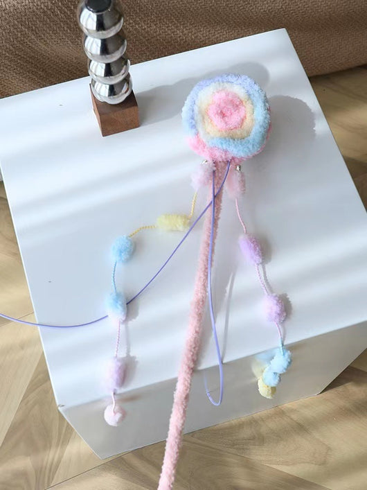 Juguete para Gatos en Forma de Piruleta de Terciopelo Divertido - Image 9