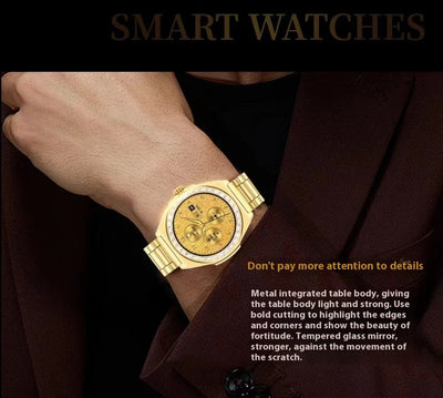 Reloj de Negocios con Tres Correas Impermeable para Hombre - Image 18