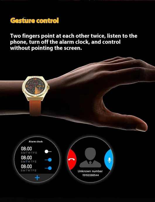 Reloj de Negocios con Tres Correas Impermeable para Hombre - Image 21