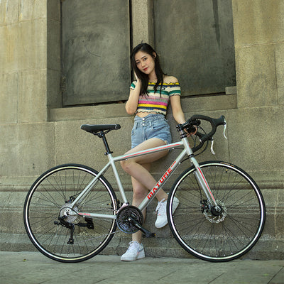 Bicicleta de Ruta Aluminio Manillar Plano - Image 13