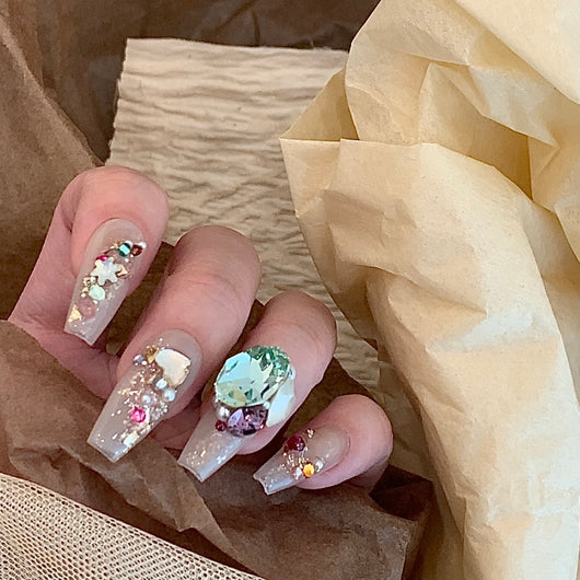 Uñas Postizas Personalizables Sunset Yuhui - Diseño Suave y Elegante - Image 19