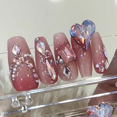 Puntas de Uñas Durazno Rum - Acabado Blanco Avanzado Personalizable - Image 16