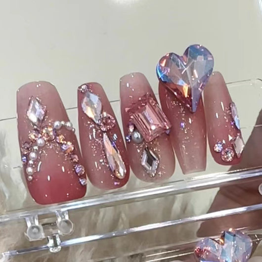 Puntas de Uñas Durazno Rum - Acabado Blanco Avanzado Personalizable - Image 16