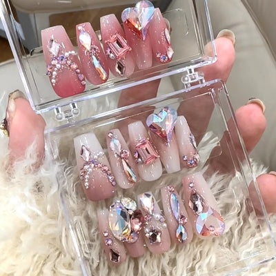 Puntas de Uñas Durazno Rum - Acabado Blanco Avanzado Personalizable - Image 17