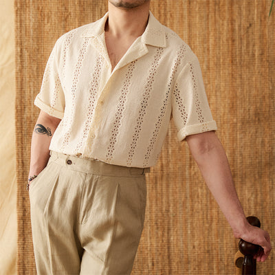 Camisa Cubana de Verano Versátil - Manga Corta Ligera - Image 19