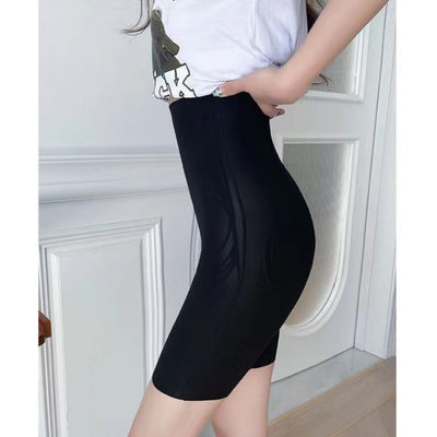 Pantalones Deportivos de Cintura Alta sin Costuras con Efecto Líquido - Image 11