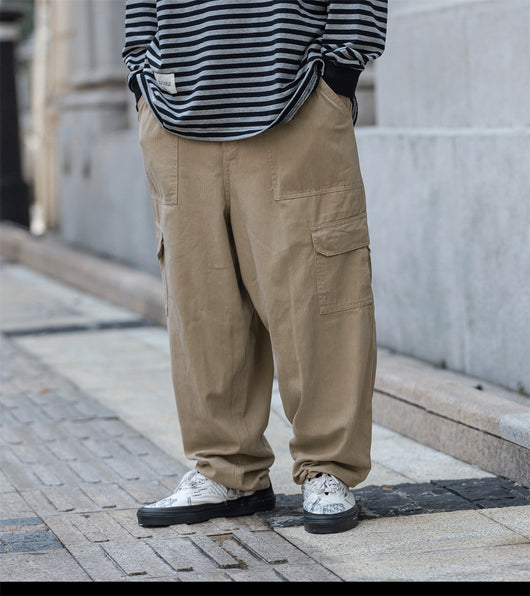 Pantalones Cargo Holgados Multibolsillos para Hombre Estilo Urbano - Image 32