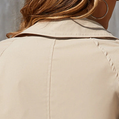 Abrigo Tipo Trench Clásico Británico para Mujer - Elegancia y Sofisticación - Image 23