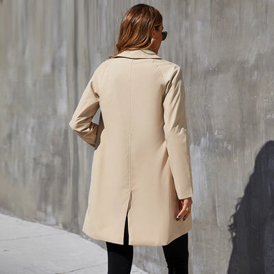 Abrigo Tipo Trench Clásico Británico para Mujer - Elegancia y Sofisticación - Image 27