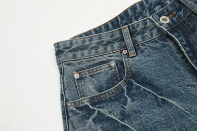 Pantalones Vaqueros Blancos Lavados Estilo Punk para Hombre - Image 30