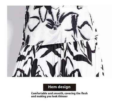 Conjunto Elegante: Blusa Manga Corta y Falda Larga - Image 8