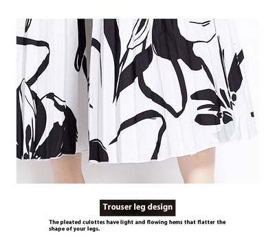 Conjunto Elegante: Blusa Manga Corta y Falda Larga - Image 9