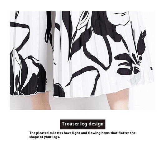 Conjunto Elegante: Blusa Manga Corta y Falda Larga - Image 9