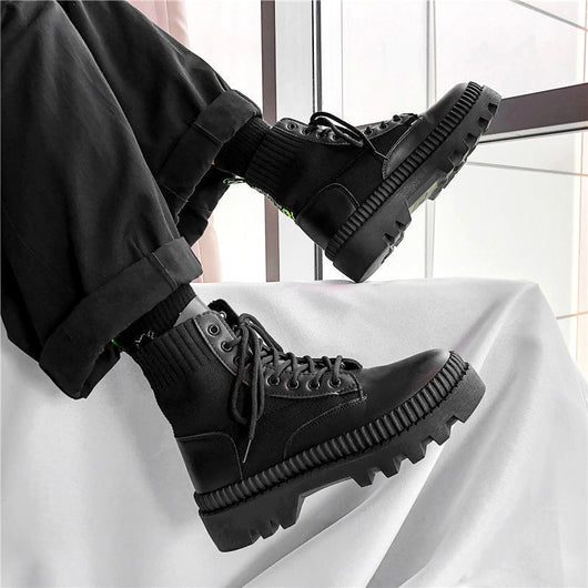 Botas Plataforma Doc Martens Negras para Hombre - Image 11