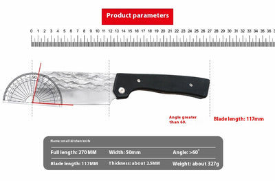 Cuchillo Plegable de Forja Compacto para Cocina y Exterior - Image 7