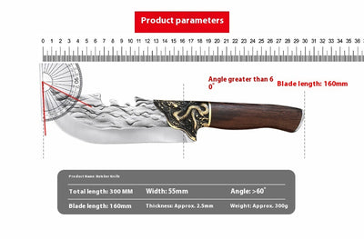 Cuchillo Profesional Forjado a Mano para Carnicería y Despiece - Image 8