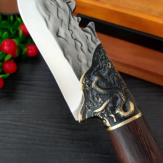 Cuchillo Profesional Forjado a Mano para Carnicería y Despiece - Image 13