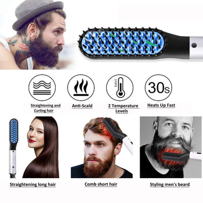 Peine Alisador Multifuncional para Barba y Cabello - Image 13