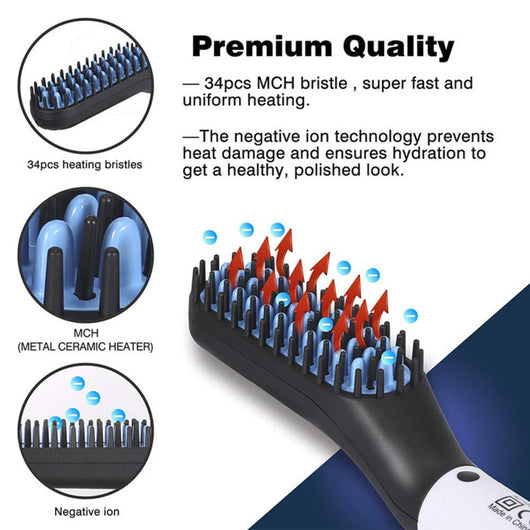 Peine Alisador Multifuncional para Barba y Cabello - Image 20