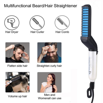 Peine Alisador Multifuncional para Barba y Cabello - Image 22