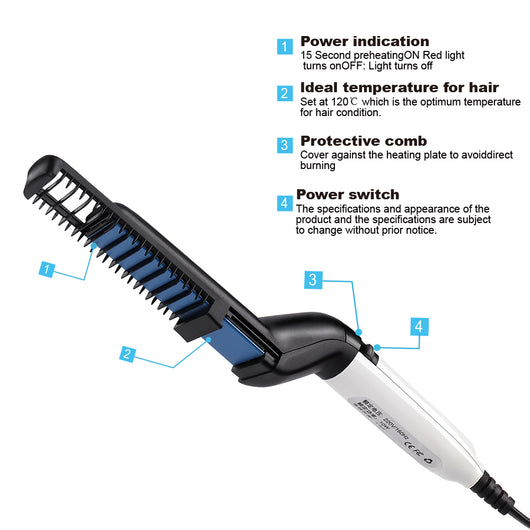 Peine Alisador Multifuncional para Barba y Cabello - Image 23