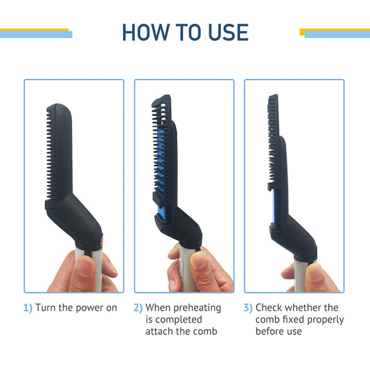 Peine Alisador Multifuncional para Barba y Cabello - Image 24