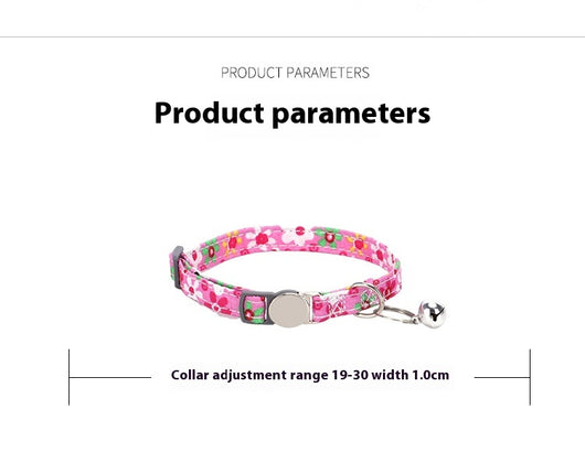 Collar Bohemio Floral para Gatos con Diseño Delicado - Image 7