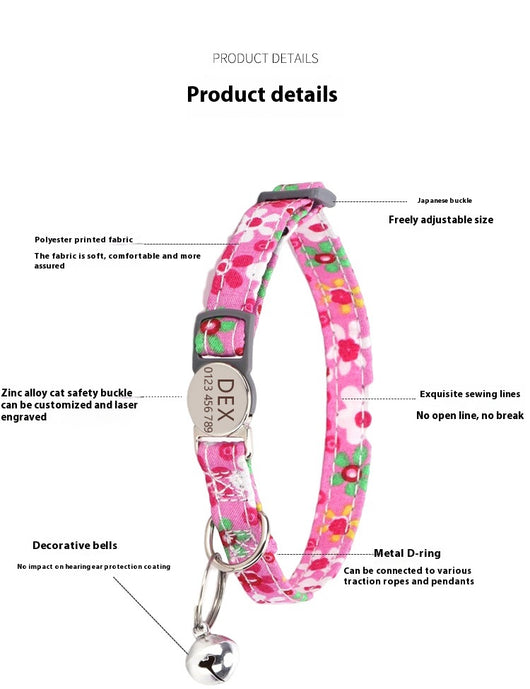 Collar Bohemio Floral para Gatos con Diseño Delicado - Image 14